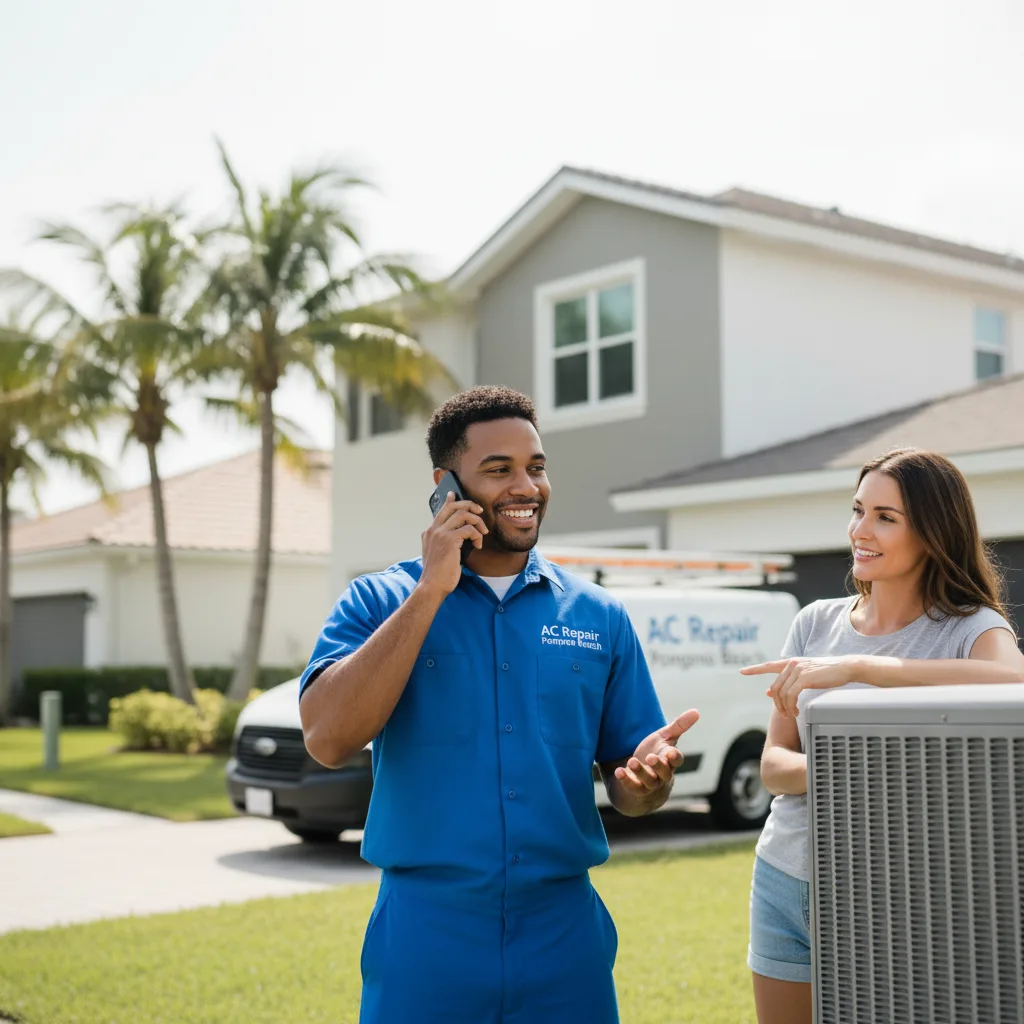 AC Repair Pompano Beach customer support in Wesley Chapel